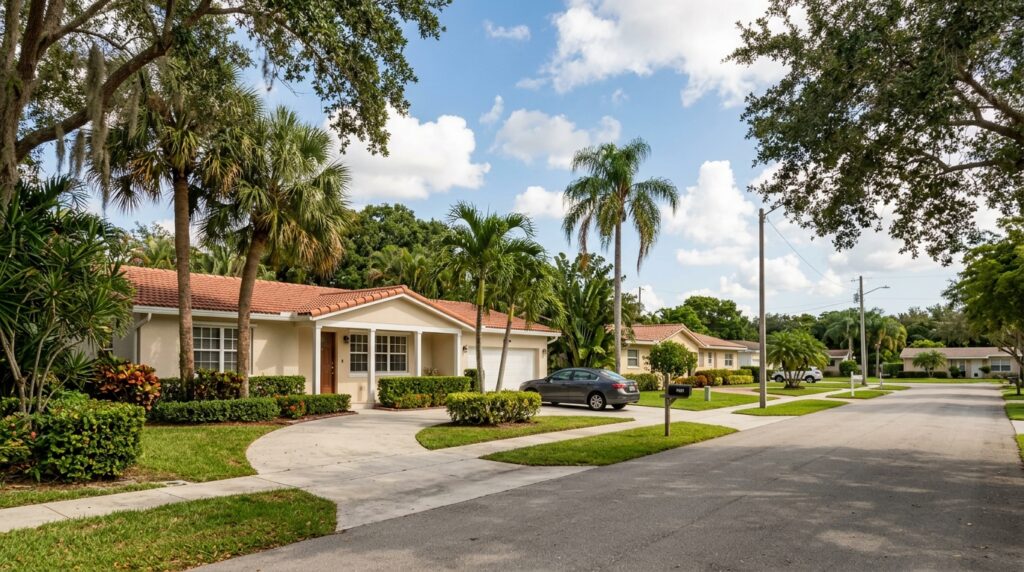 Residential home in Coral Springs, Florida, illustrating local probate concerns for surviving families.