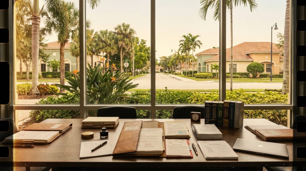 Probate attorney workspace serving Coral Springs and Broward County families