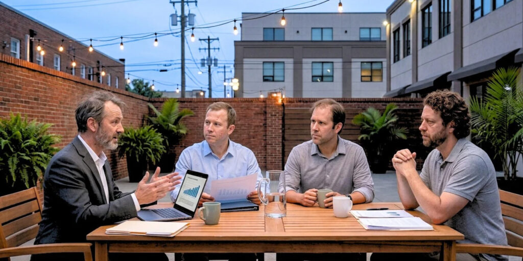 Business mediation with an attorney and two parties in Broward County, Florida