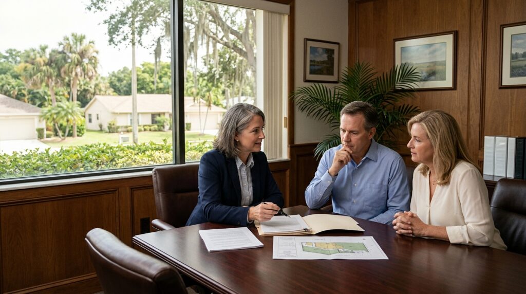 Florida estate planning attorney discussing homestead property and inheritance planning