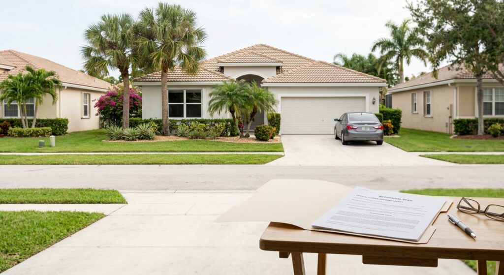Florida homestead property involved in probate after a loved one's death in Coral Springs