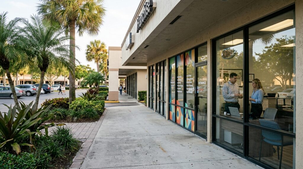 Coral Springs business representing the relationship between an LLC and a franchise