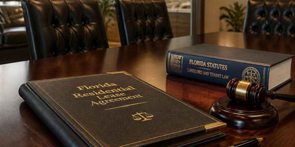 Florida residential lease agreement and legal consultation documents at the law offices of Reinfeld Cabrera Tison in Coral Springs Florida.